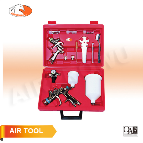 Combo Water Base LVLP Gravity Feed Spray Gun Kit