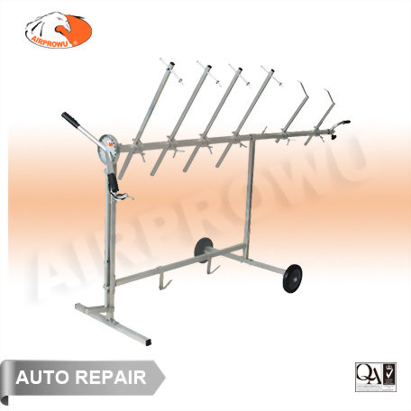 Rotatng Pant Panel Stand Large Moble Panelstand Rack Body Shop