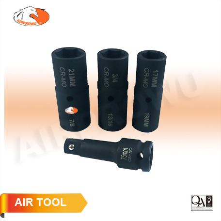 1/2" DR. Flip Impact Socket and Extension Set (4PCS) 1/2" DR. Flip Impact Socket and Extension Set (4PCS)