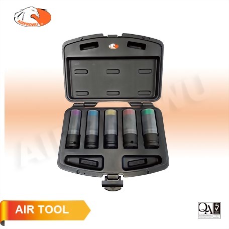 1/2" DR. 85L Prestressing Tire Anti-Scratch Impact Socket Set (5PCS) 1/2" DR. 85L Prestressing Tire Anti-Scratch Impact Socket Set (5PCS)
