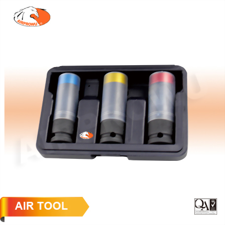 1/2" DR. Thin Wall Nut Protector Impact Socket Set (3PCS) 1/2" DR. Thin Wall Nut Protector Impact Socket Set (3PCS)