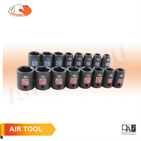 1/2" DR. Color Print Impact Socket Set (16PCS) 1/2" DR. Color Print Impact Socket Set (16PCS)