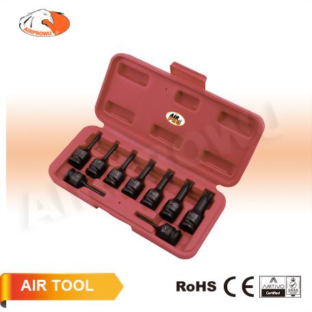 9PCS 3/8" DR. Star Bit Impact Socket Set