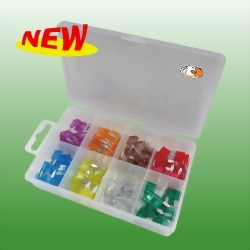 96PCS Mini Auto Mini Plug-In Fuse Set(Zinc)
