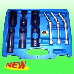 9PCS DIESEL INJECTION SOCKET & JOINTED GLOW PLUG SOCKET SET