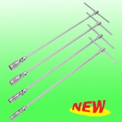 4PCS T Handle Jointed Sparkplug Socket Set