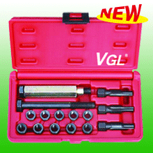 16PCS GLOW PLUG THREAD SET M10 X 1.0