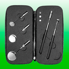 Lighted Pick-Up Tool with Mirror Set