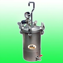 4 Liter Stainless Steel Pressure Pots, Bottom Fluid Outlet 4 Liter Stainless Steel Pressure Pots, Bottom Fluid Outlet