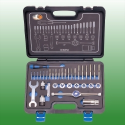 35 PCS 3/8"Dr. Ratcheting Tap and Die Tool Set