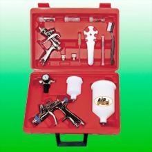COMBO WATER BASE LVLP GRAVITY FEED SPRAY GUN KIT