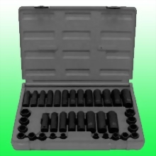 37 Piece 3/8" Drive SAE & Metric Impact Socket Set 37 Piece 3/8" Drive SAE & Metric Impact Socket Set