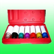 7 Piece 1/2" Drive Thin Wall w/Plastic Sleeve & Stop Impact Socket Set 7 Piece 1/2" Drive Thin Wall w/Plastic Sleeve & Stop Impact Socket Set