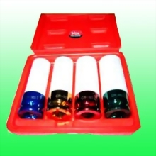 4 Piece 1/2" Drive Impact Socket Set w/Plastic Sleeve & Stop 4 Piece 1/2" Drive Impact Socket Set w/Plastic Sleeve & Stop