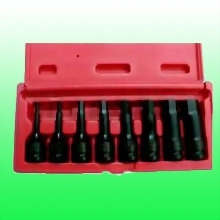 8 Piece 1/2" Drive Hex Bit SAE Impact Socket Set 8 Piece 1/2" Drive Hex Bit SAE Impact Socket Set