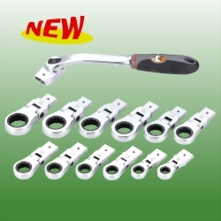 13PCS Flexible Ratchet Sockets Wrench Set