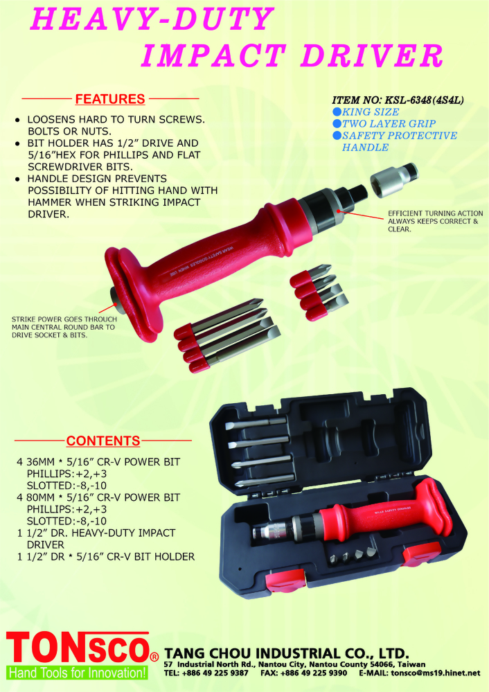 Heavy Duty Impact Driver King Size