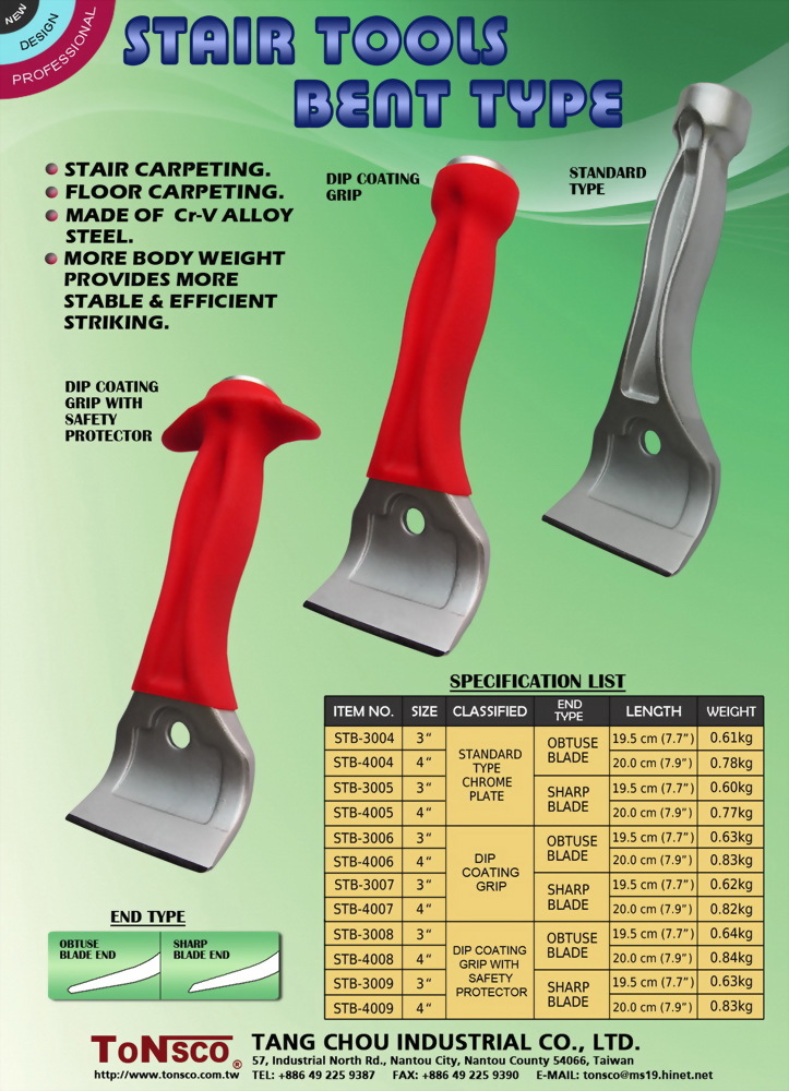 Stair Tools Bent Type