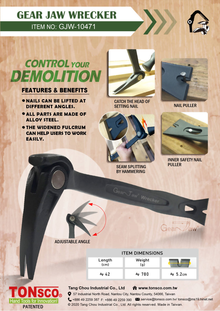 GearJaw Wrecker Nail Puller