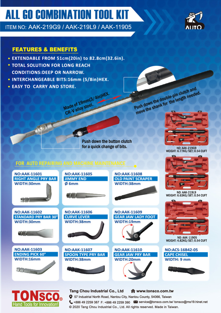 All go combination tool kit