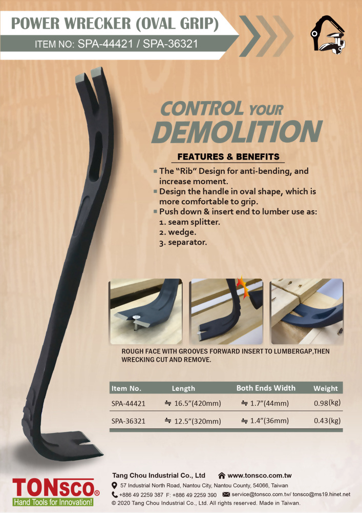 POWER WRECKER (OVAL GRIP)