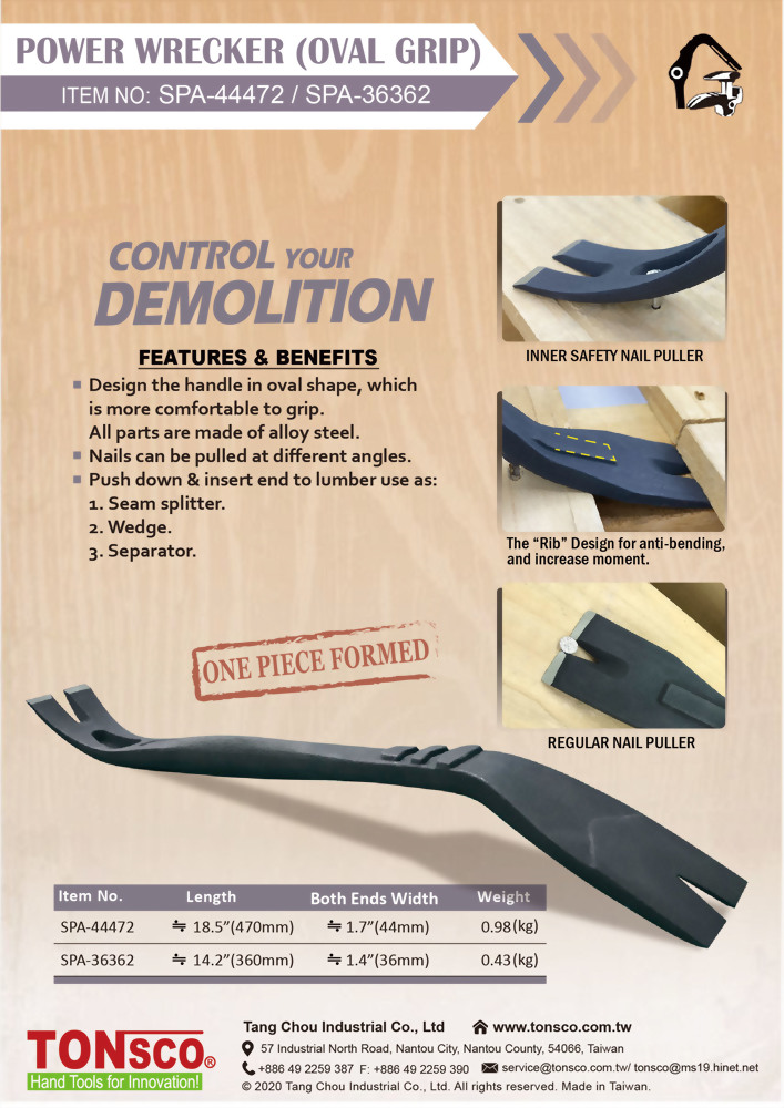 POWER WRECKER (OVAL GRIP)