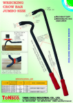 Wrecking Crow Bar Jumbo Size