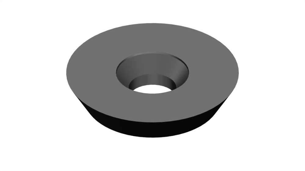 Round carbide indexable woodworking turning insert-R2