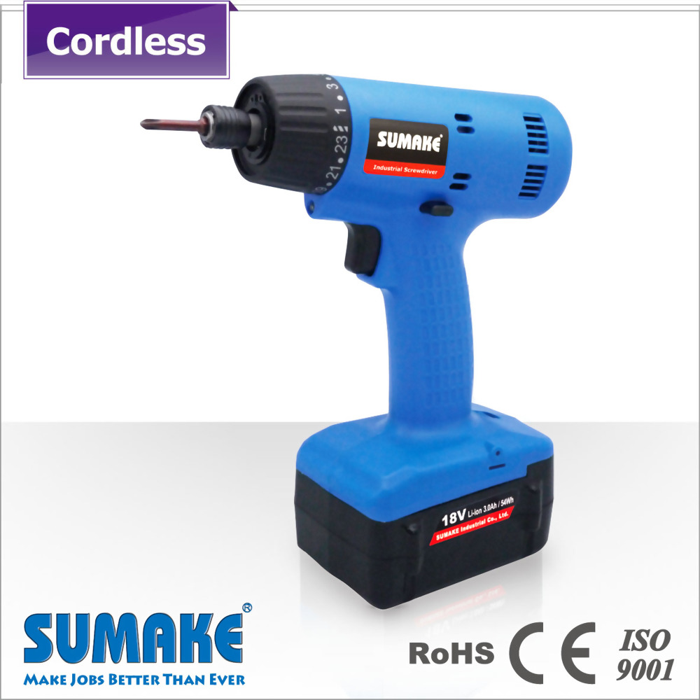 Brushless Semi-auto Cordless Ccrewdriver with 4.0Ah Li-ion Battery Set