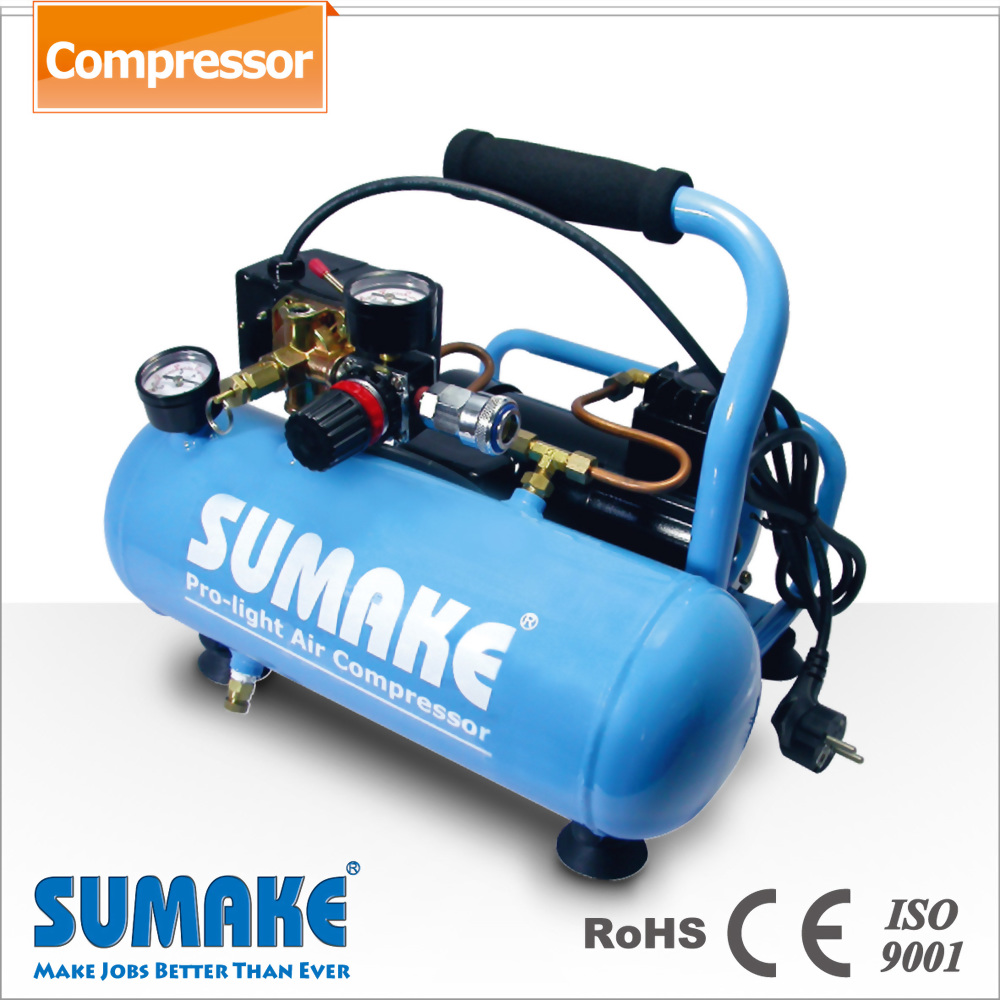 1/6HP PORTABLE AIR COMPRESSOR WITH 4 LITER TANK