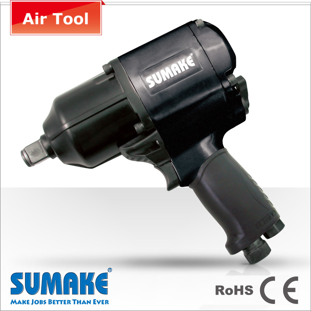 Twin Hammer Air Impact Wrench-1,356 Nm, 5,000 rpm
