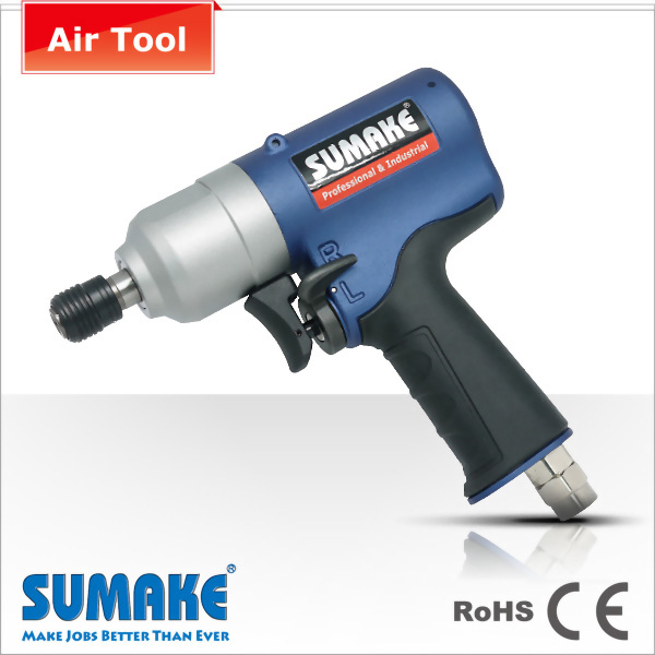 Pistol Type Two Pinless Hammer Air Impact Screwdriver, 68 Nm, 10000 rpm
