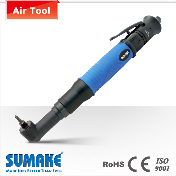 Industrial Angle Type Composite Full Auto Shut-Off Air Screwdriver- Lever Start