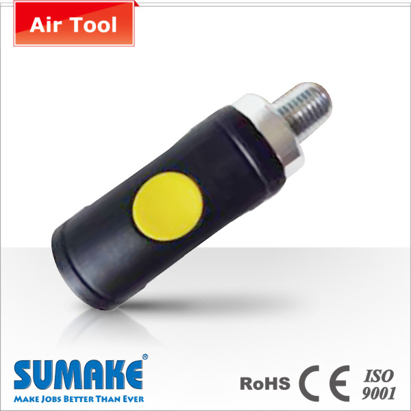 Push Botton Safety Air Coupler- 1/4