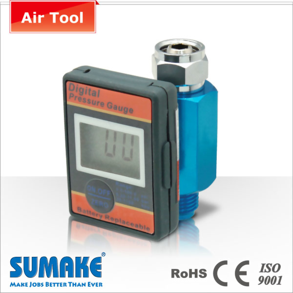Digital Air Pressure Regulator Gauge- Alum. Body
