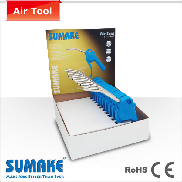 10 pcs Zinc Thread Air Blow Gun In Display Unit