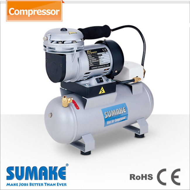 1 6HP Mini Air Compressor w 3.5L Tank Pressure Switch