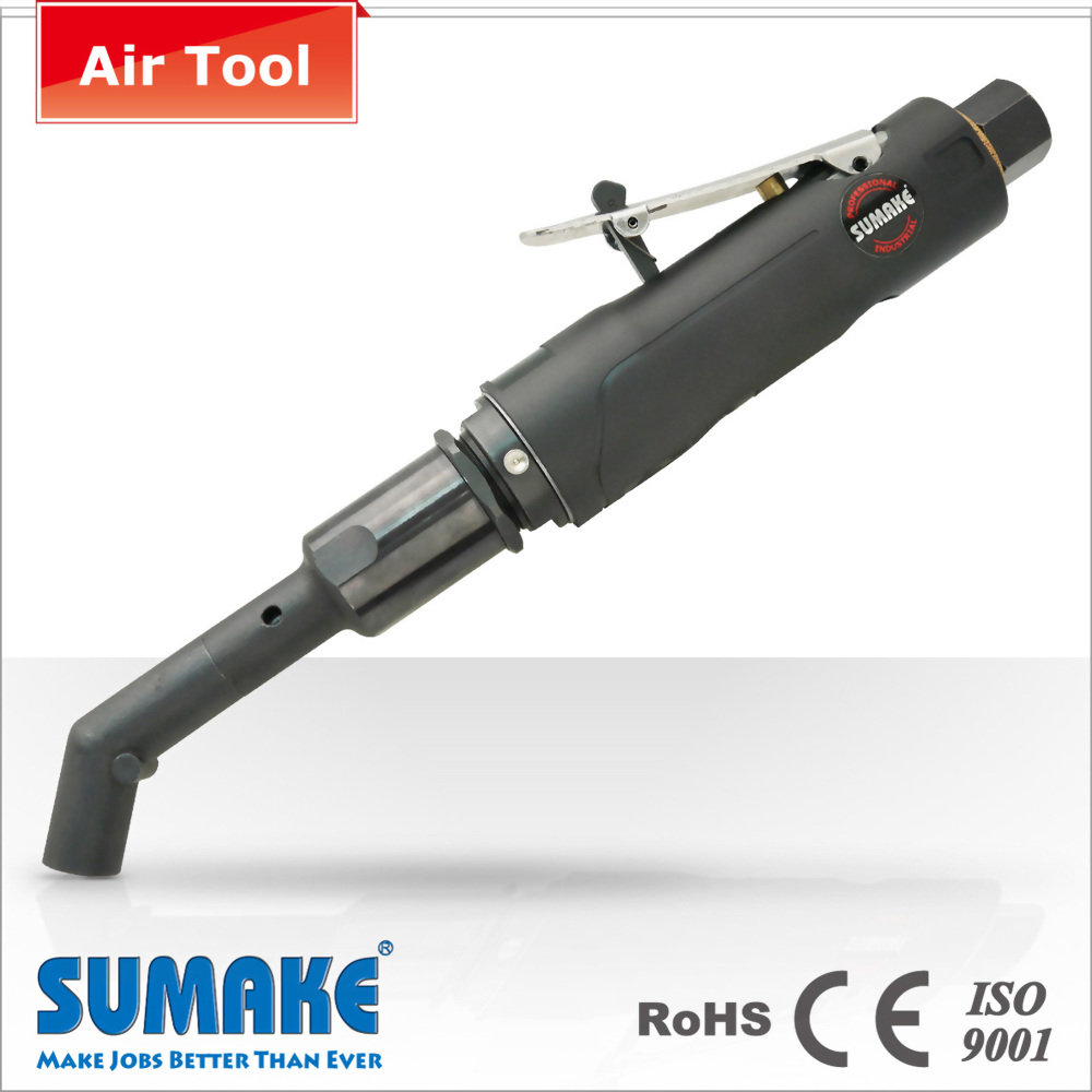 Industrial compact air right angle drill