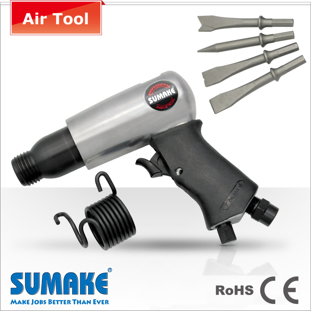 190MM AIR HAMMER W/4PC CHISELS
