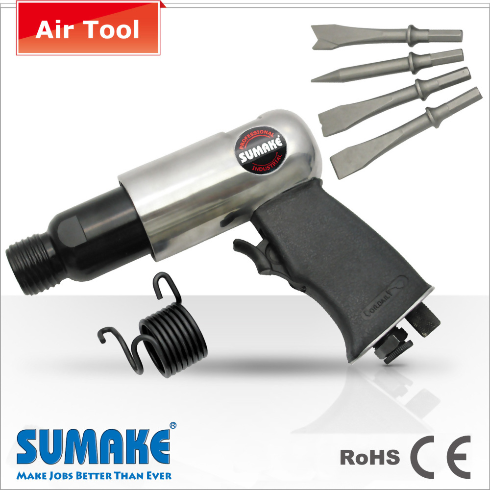 190mm AIR HAMMER W/4PC CHISELS