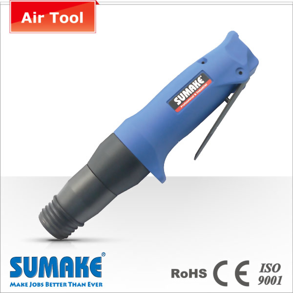 InLine Air Hammer With Needle Attachment & 5" Chisels