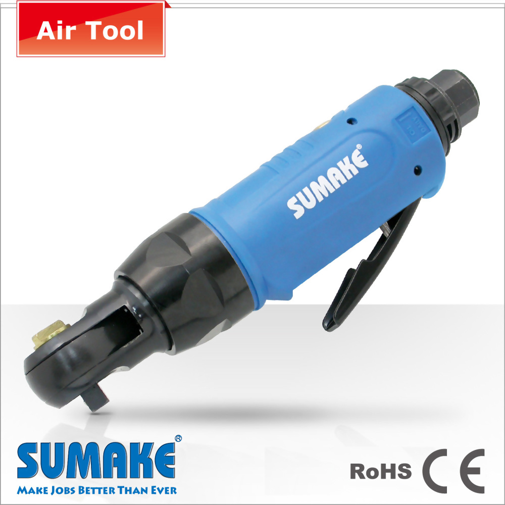 Stubby Air Ratchet Wrench, 41 Nm, 300 rpm.