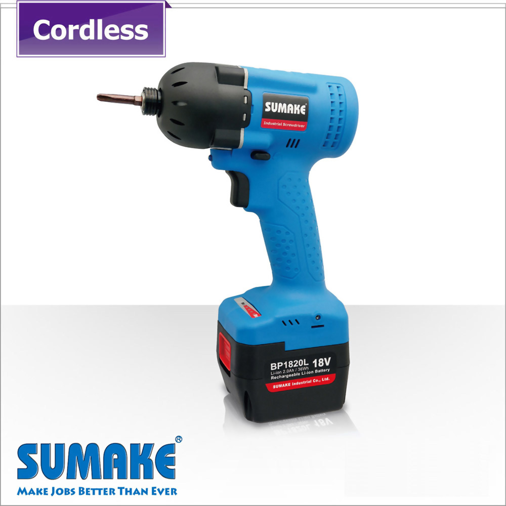 Industrial Lightweight Cordless Auto Impact Screwdriver / Wrench kit