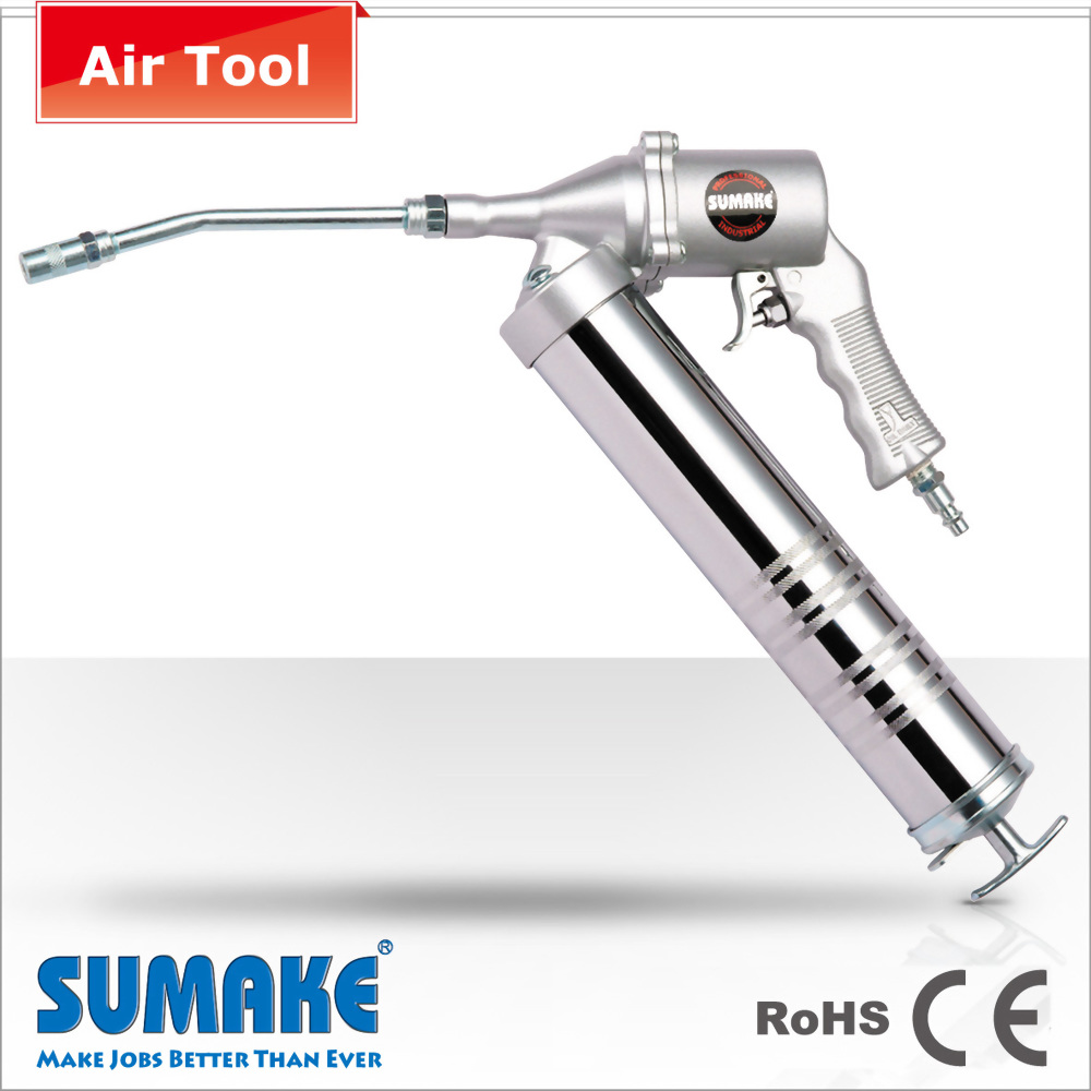 Kontinuierlichen Luft GREASE GUN ( 400cc ) W / METAL BEND SPOUT