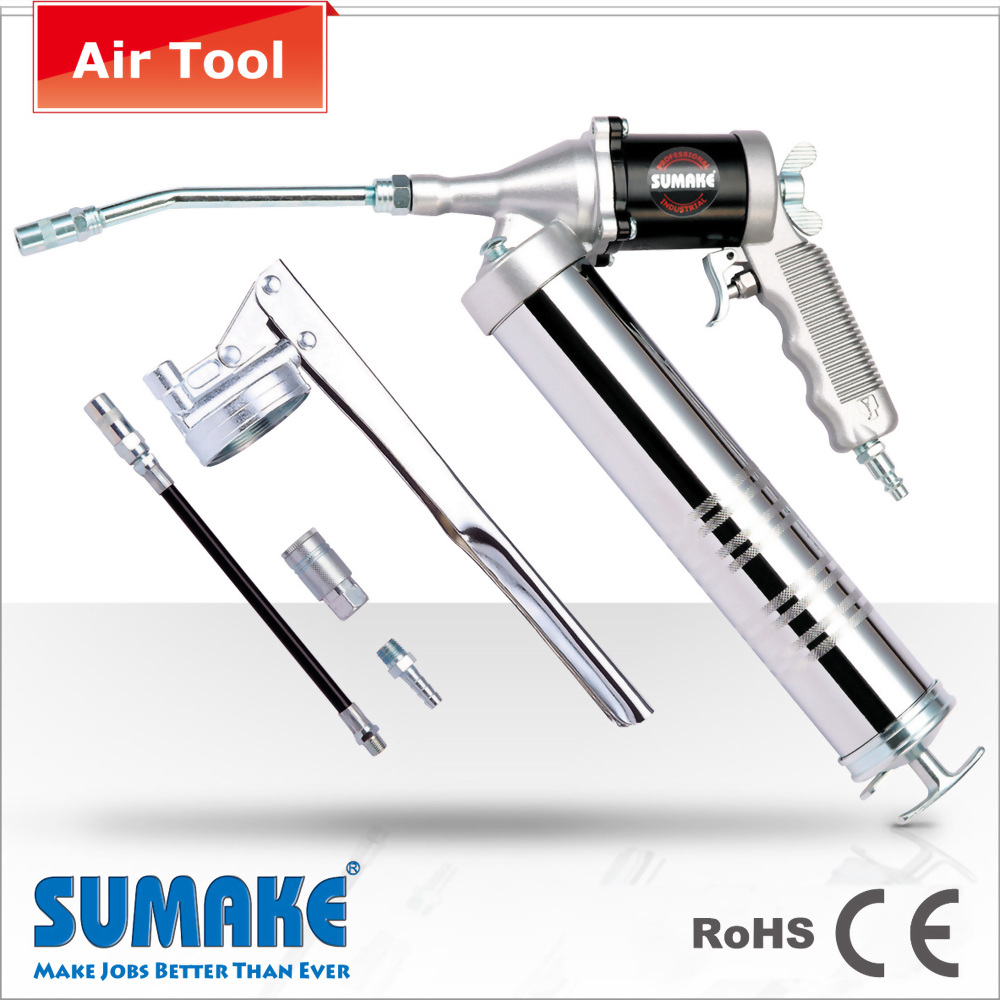 ANGLE-FREE ROTATING CONT. AIR GREASE GUN (400cc) KIT