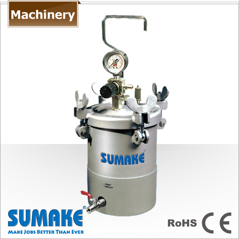 Air Pressure Feed Paint Tank (Stainless Steel)