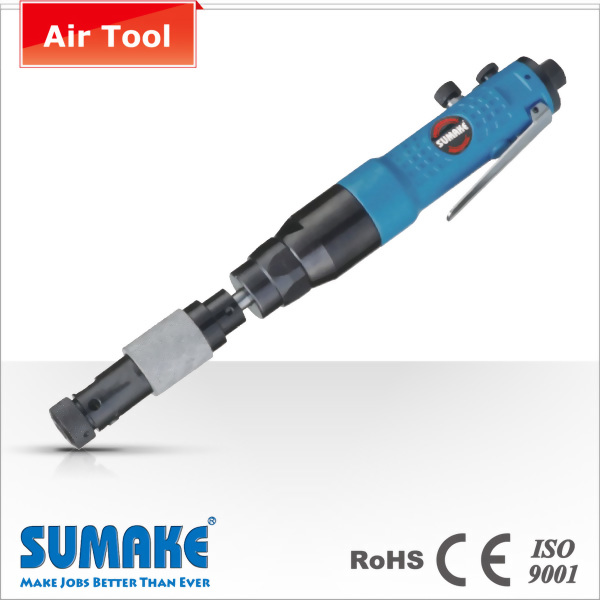 Air Tapping Hand Tool, M3-M8, Rear Exhaust,350 r.p.m.