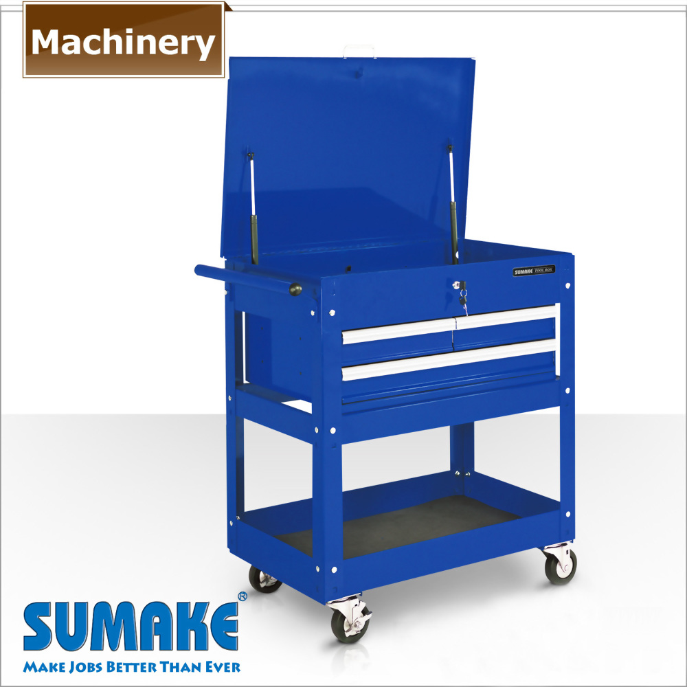 3-DRAWER SERVICE CART; BALL BEARING SLIDES