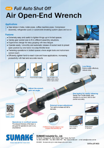 Full Auto Shut-off Open-end Wrench