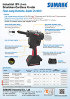 Industrial 18V Li-ion Brushless Cordless Riveter